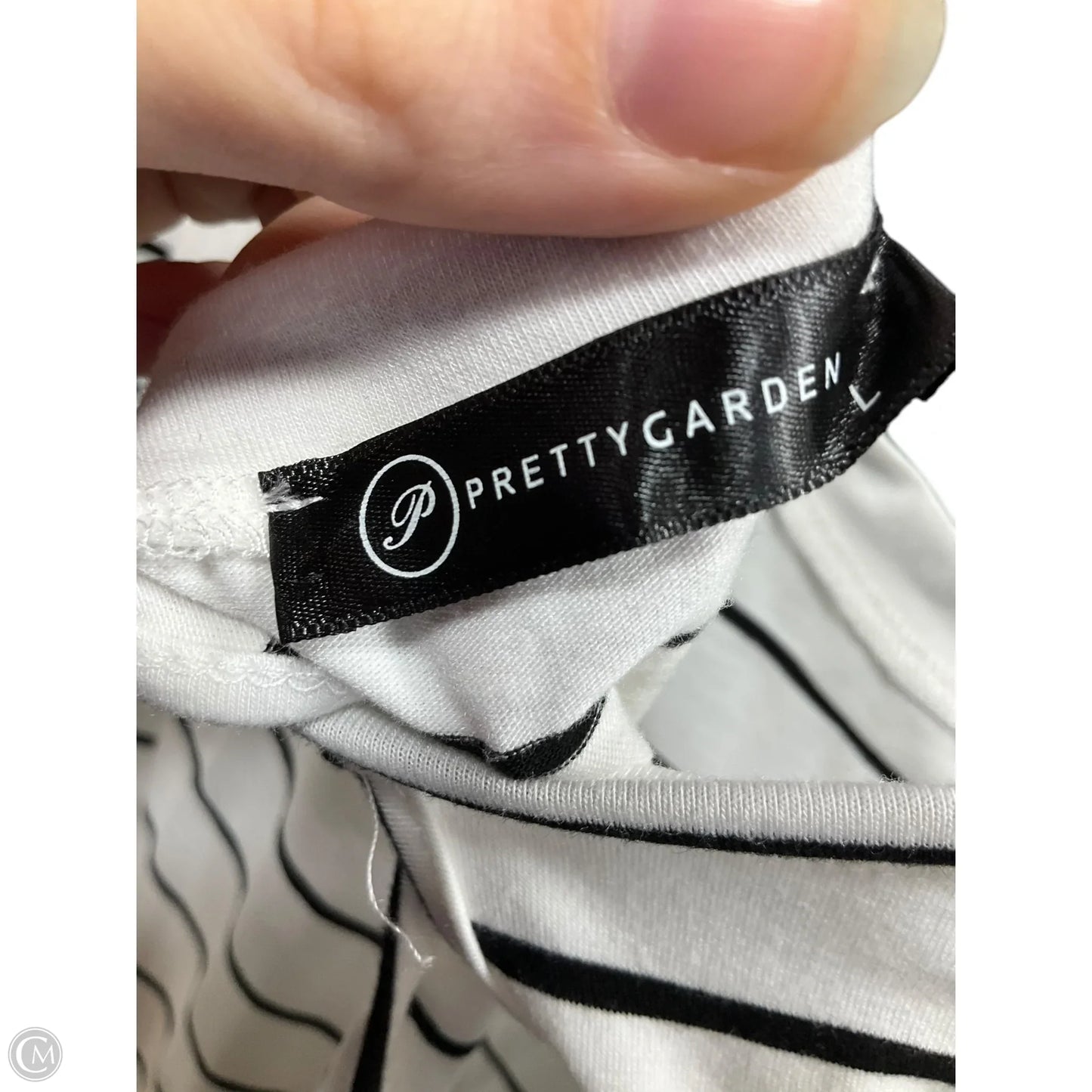 Jumpsuit By Clothes Mentor In Striped Pattern, Size: L