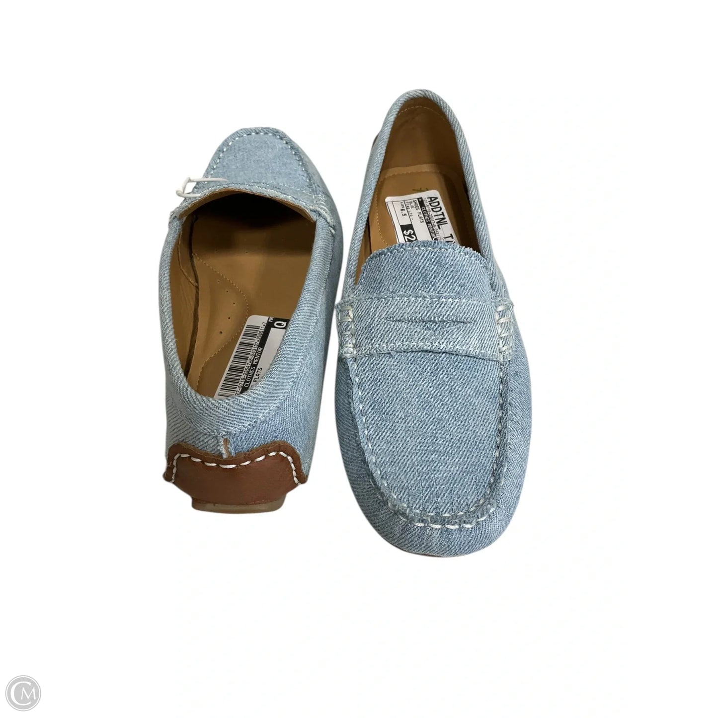 Shoes Flats By Clothes Mentor In Blue, Size: 6.5