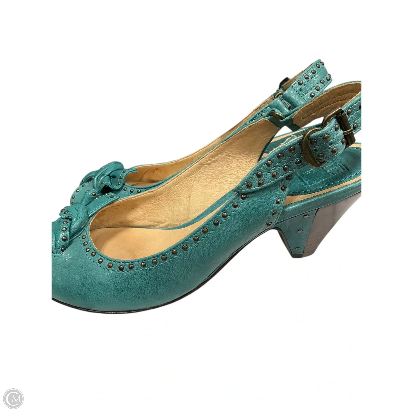 Shoes Designer By Frye In Green, Size: 8