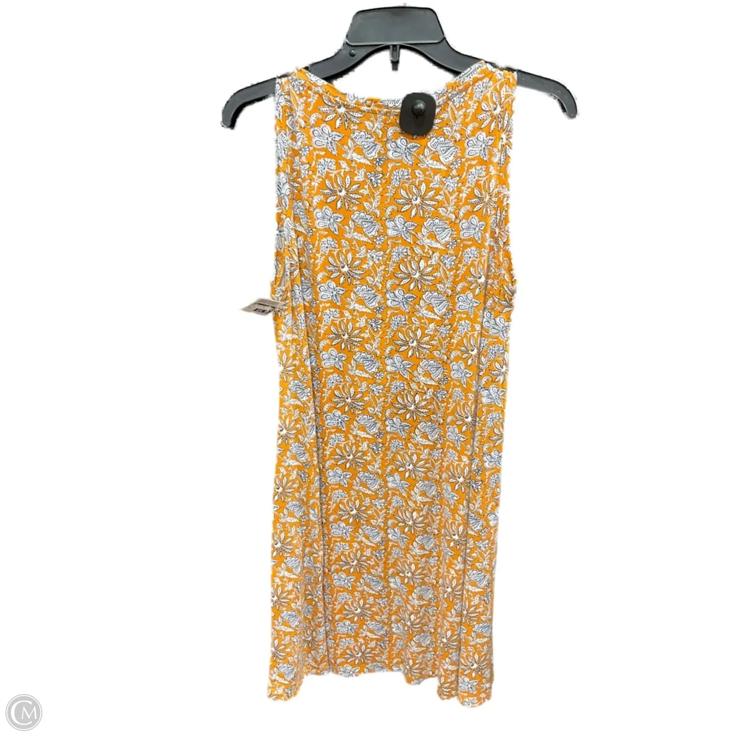 Dress Casual Midi By Loft In Yellow, Size: M