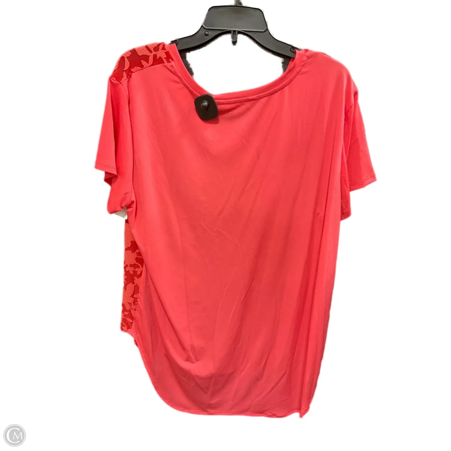 Top Short Sleeve By Nygard Peter In Coral, Size: L