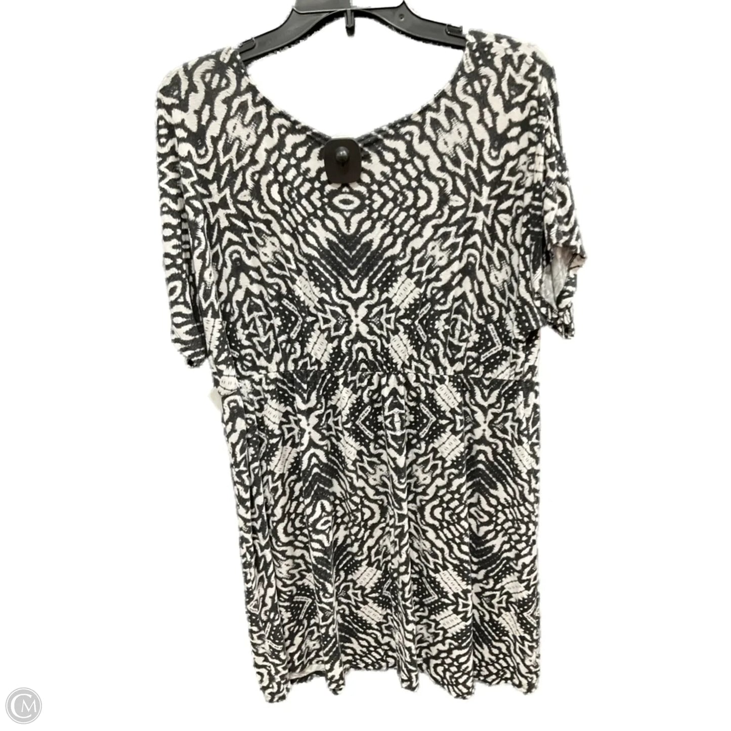 Swimwear Cover-up By Ana In Black & Cream, Size: L