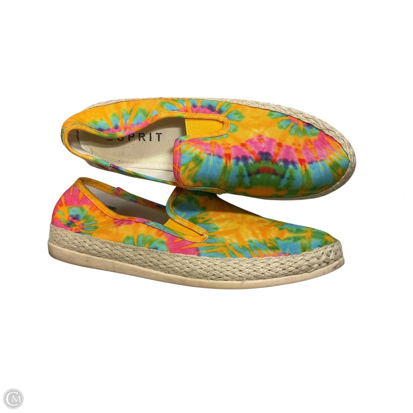 Shoes Flats By Esprit In Tie Dye Print, Size: 8