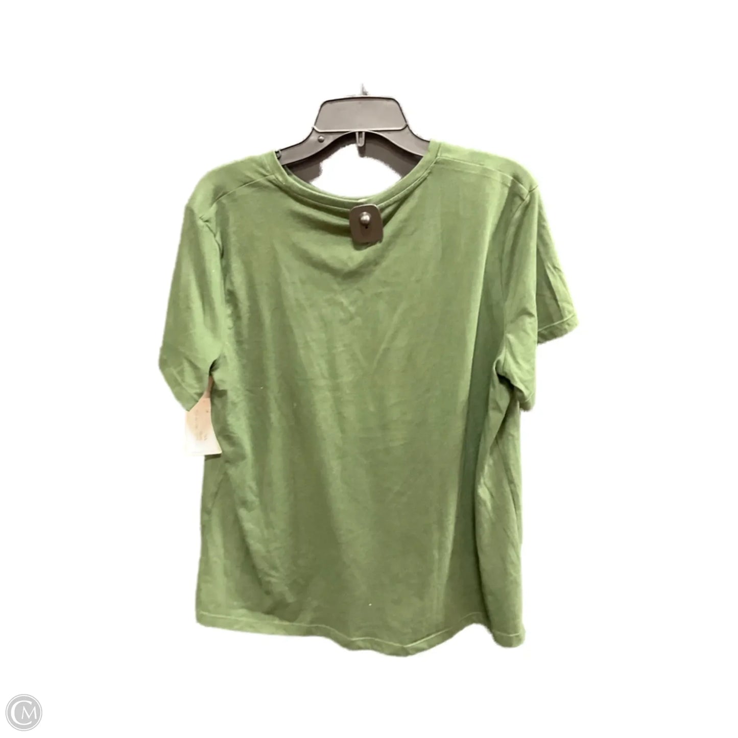Athletic Top Short Sleeve By Xersion In Green, Size: Xxl