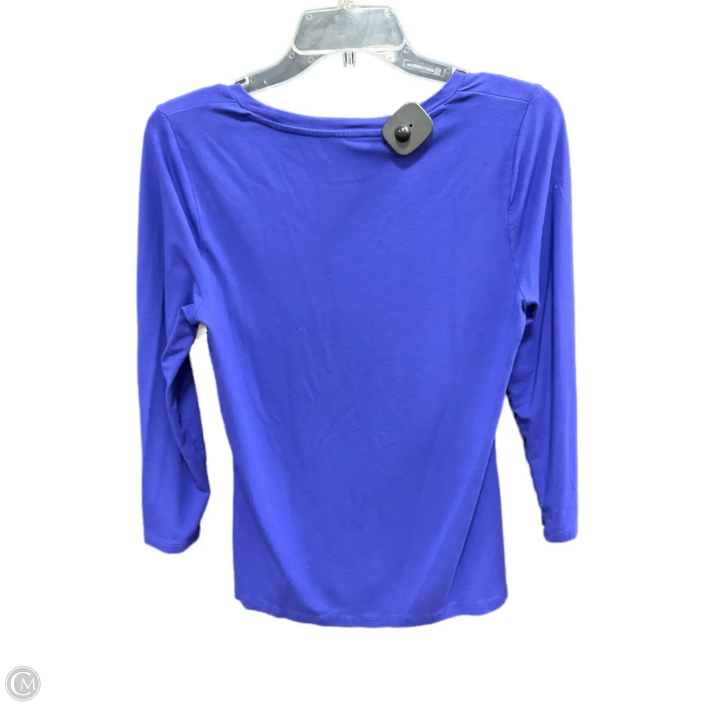 Top Long Sleeve By Talbots In Blue, Size: S
