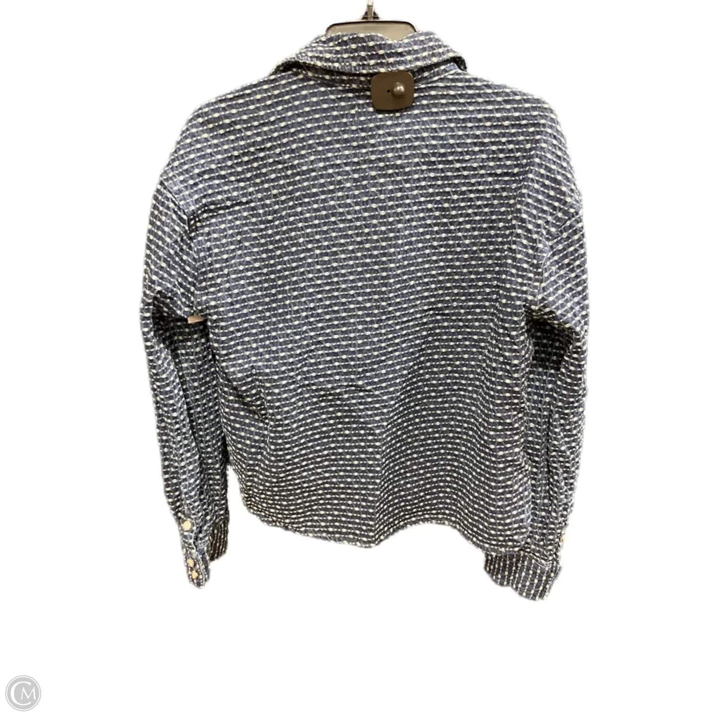 Jacket Shirt By Bagatelle In Blue, Size: S