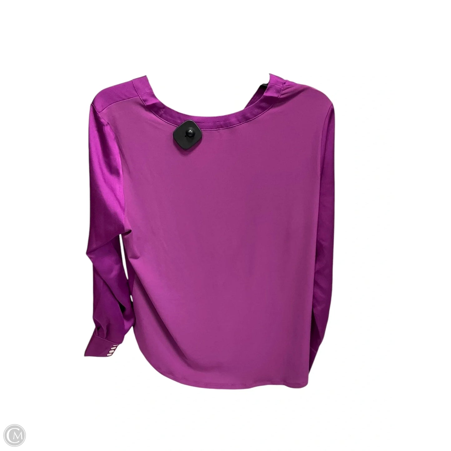Top Long Sleeve By Ann Taylor In Purple, Size: M
