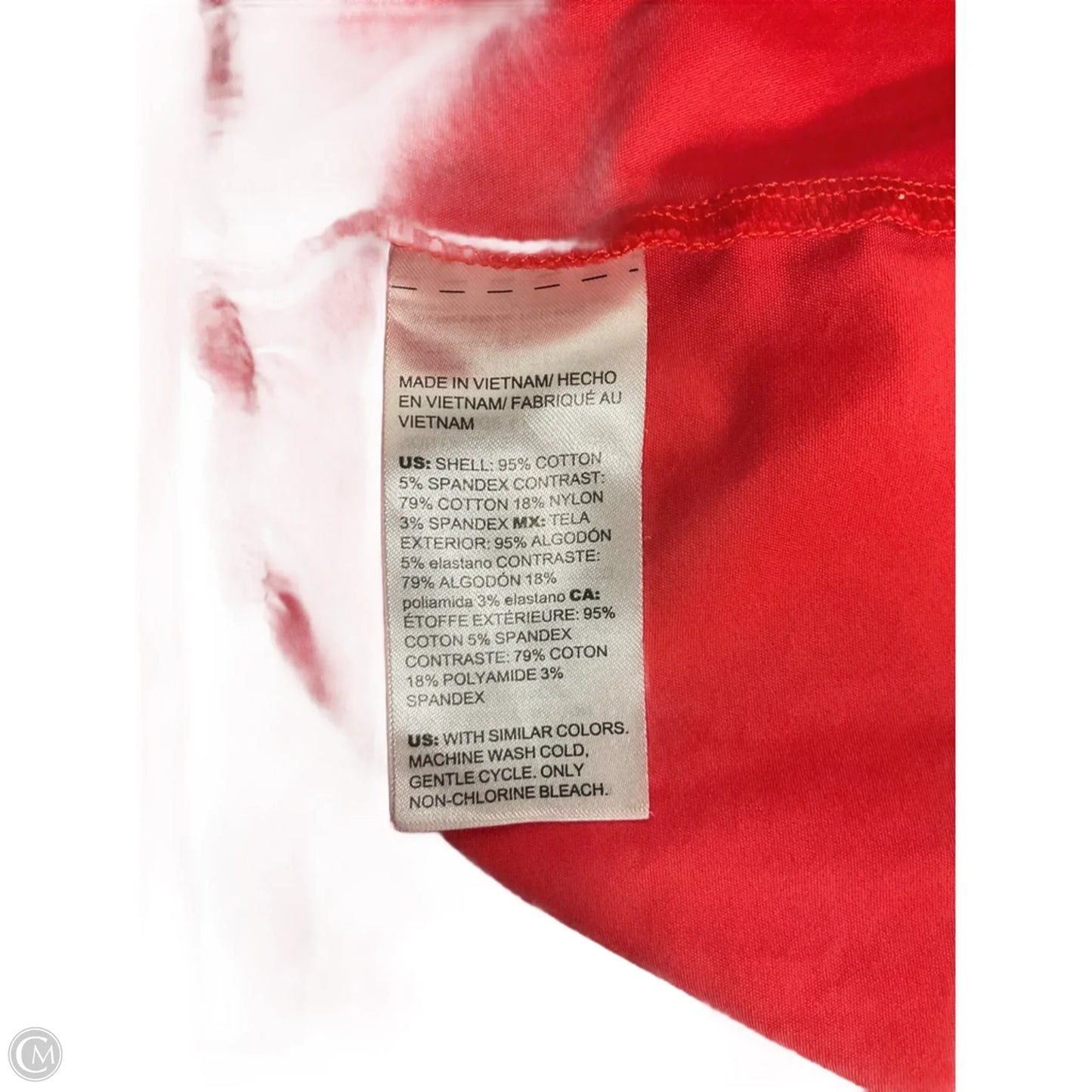 Dress Casual Midi By Chicos In Orange, Size: M