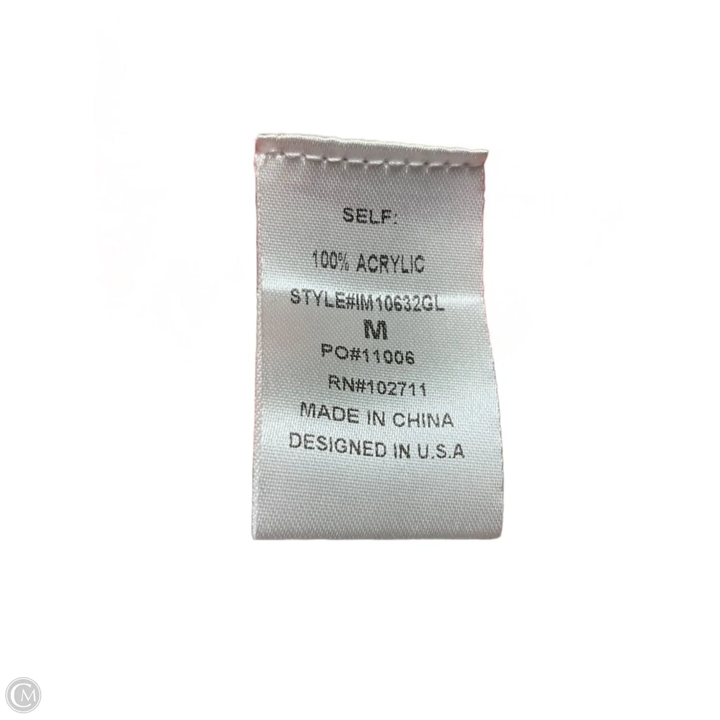 Sweater Cardigan By Clothes Mentor In Orange & Tan, Size: M