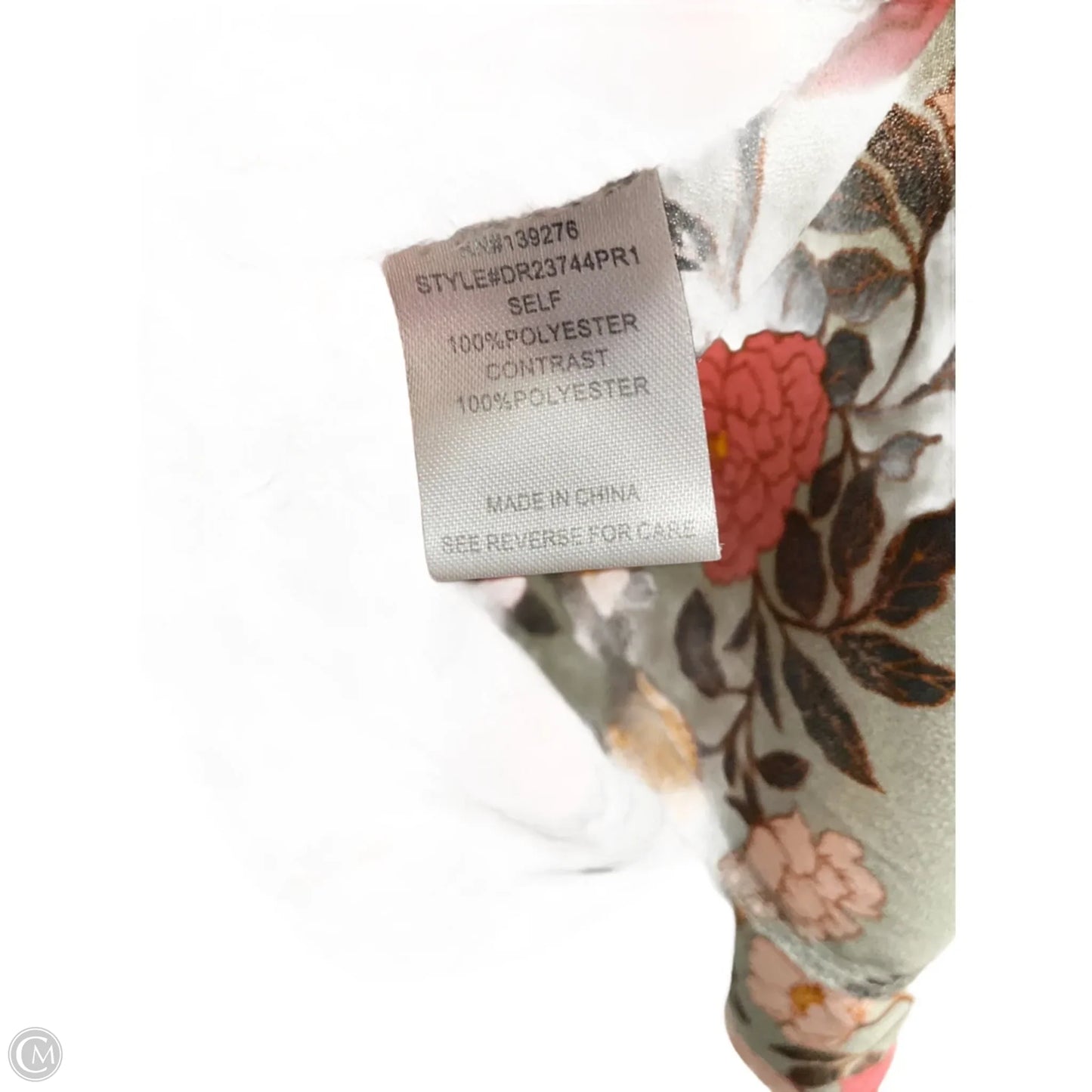 Top Short Sleeve By Dr2 In Floral Print, Size: M