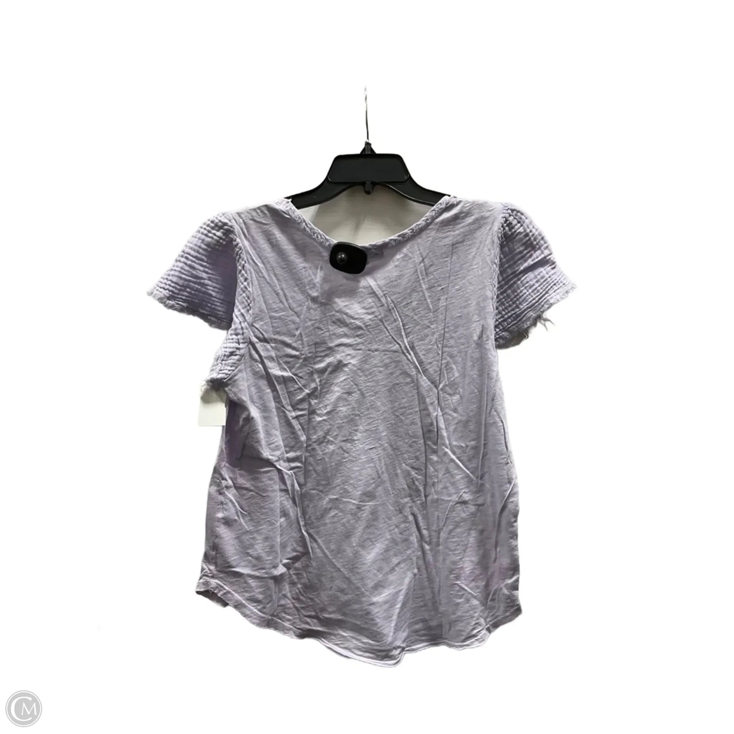 Top Short Sleeve By Michael Stars In Purple, Size: S
