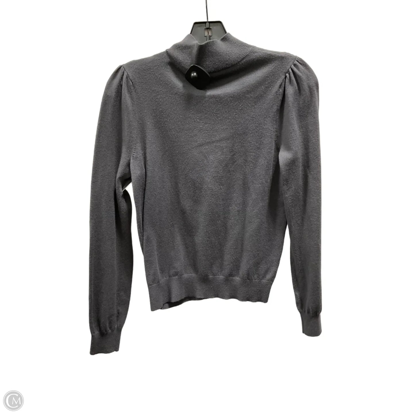 Top Long Sleeve By Ann Taylor In Grey, Size: S