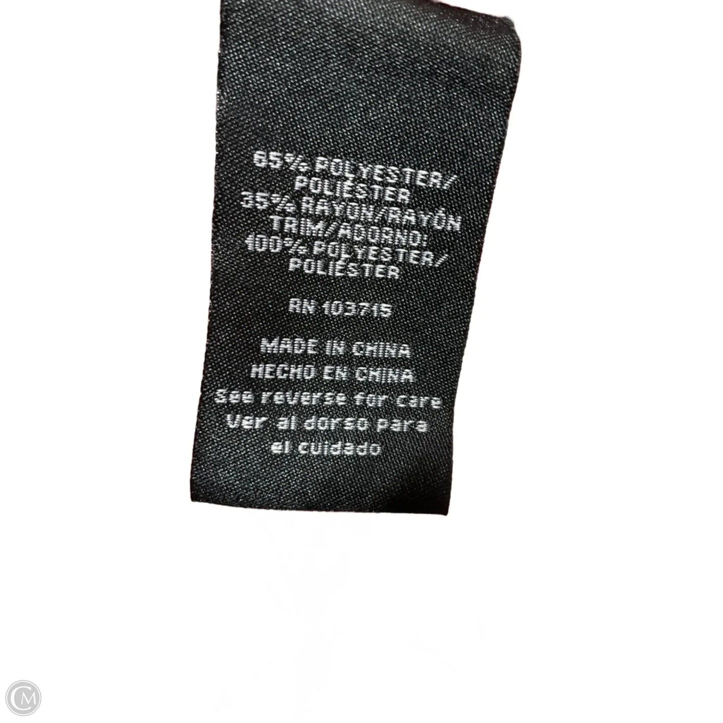 Top 3/4 Sleeve By Zac And Rachel In Red & White, Size: 2x