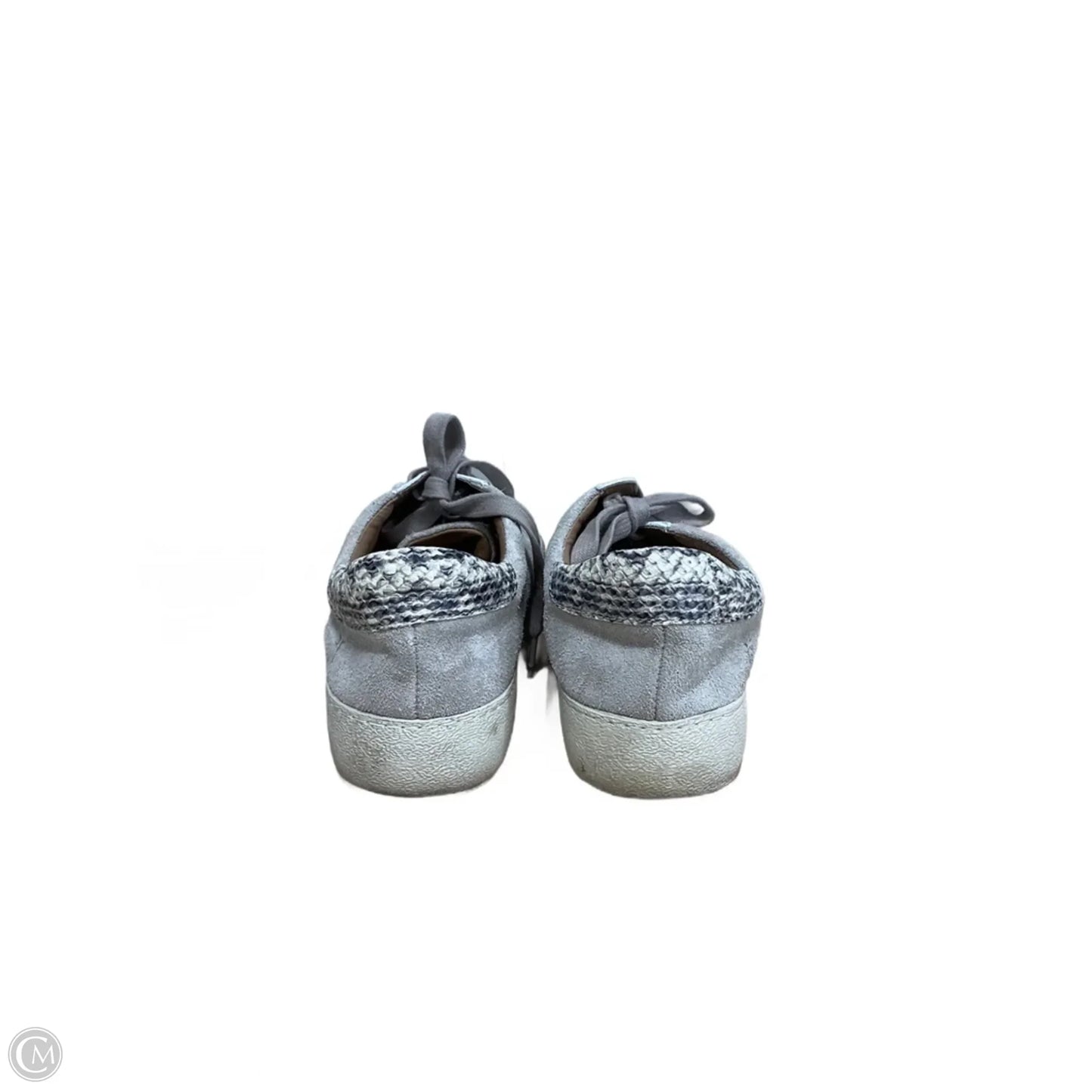 Shoes Designer By Frye In Grey & Silver, Size: 10