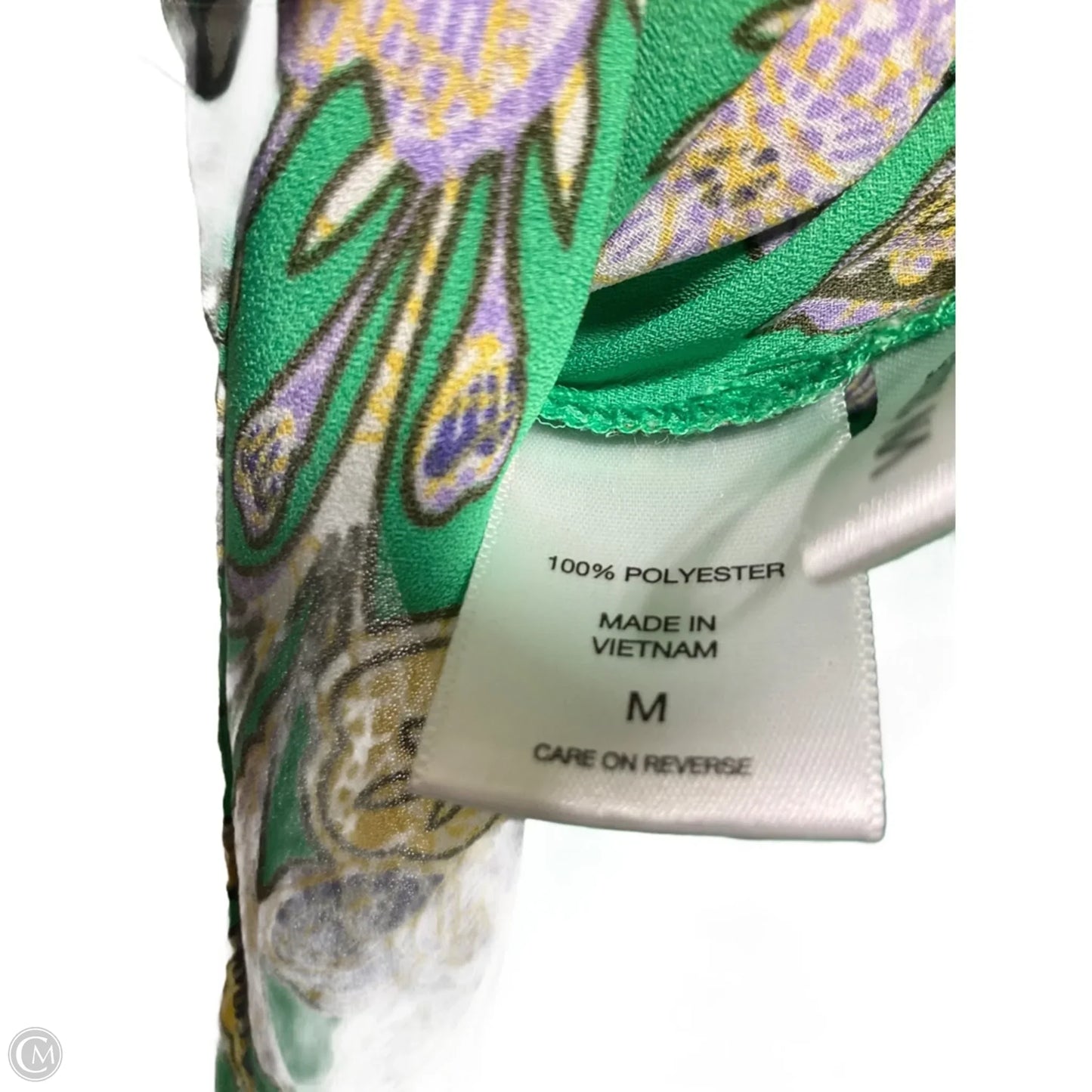 Top 3/4 Sleeve By New York And Co In Green, Size: M