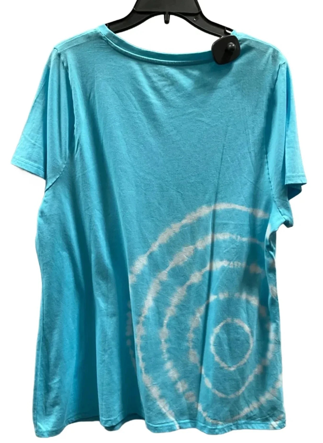 Top Short Sleeve By Lane Bryant In Aqua, Size: Xl