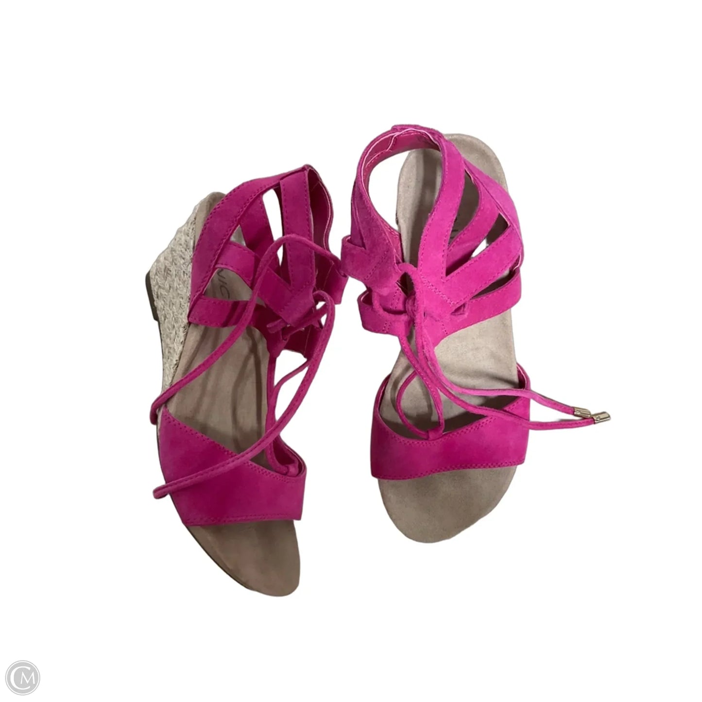 Sandals Heels Platform By Vionic In Pink, Size: 6.5