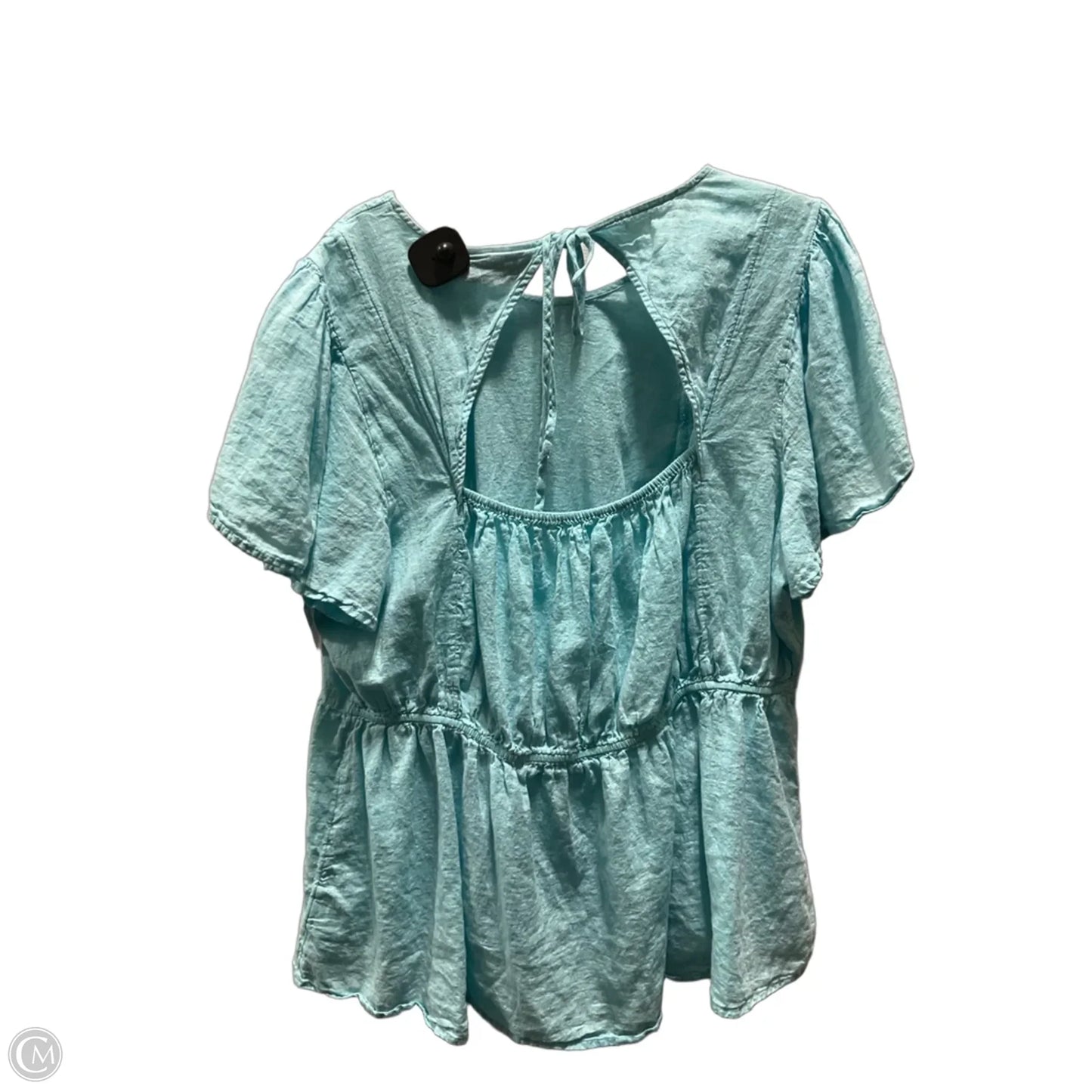 Top Short Sleeve By Lane Bryant In Blue, Size: 3x