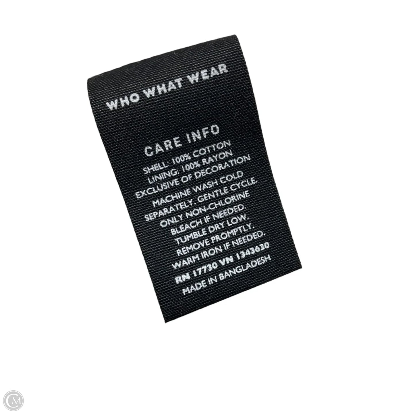 Dress Casual Midi By Who What Wear In White, Size: L