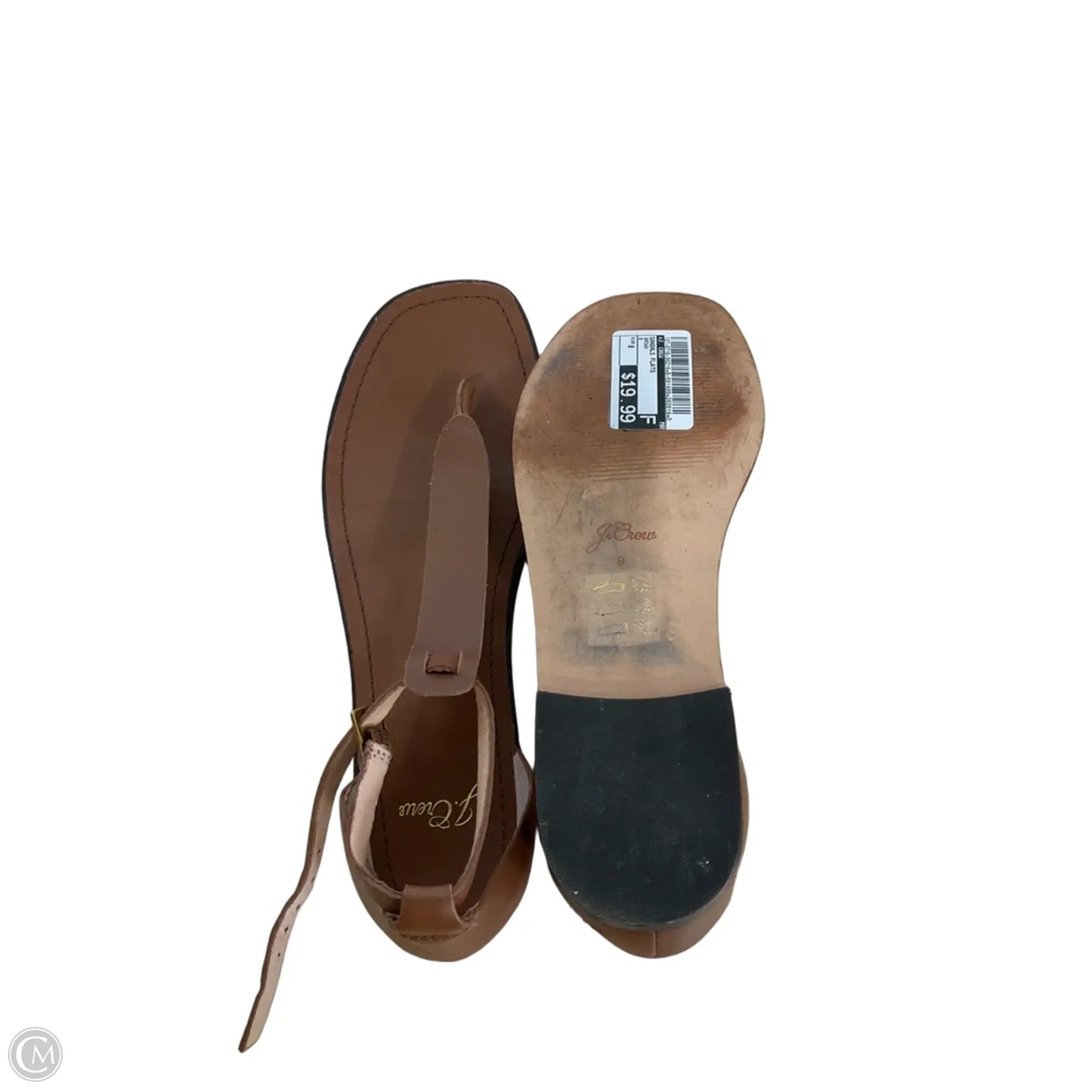 Sandals Flats By J. Crew In Brown, Size: 8