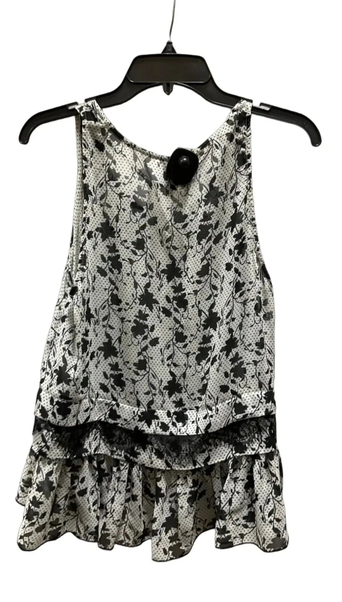 Top Sleeveless By Cabi In Polkadot Pattern, Size: S