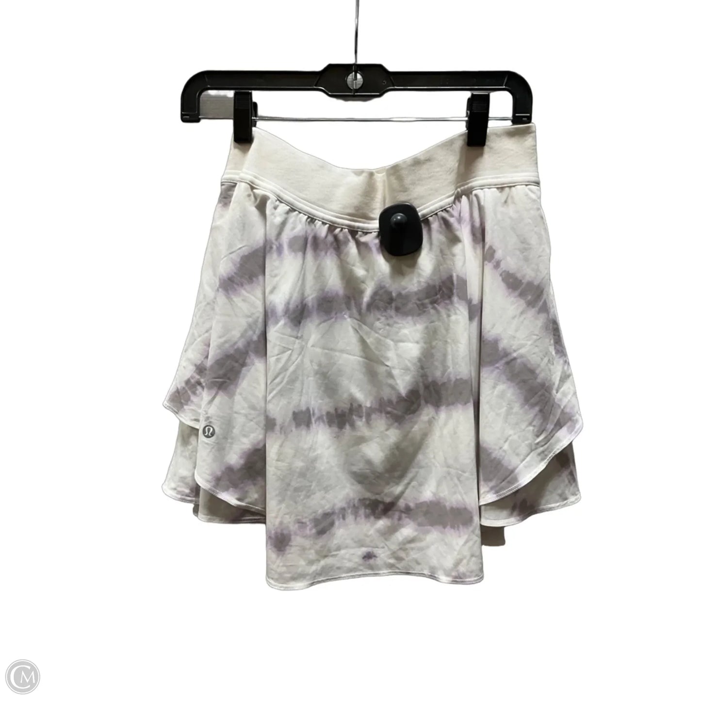 Athletic Skort By Lululemon In Purple & White, Size: 12
