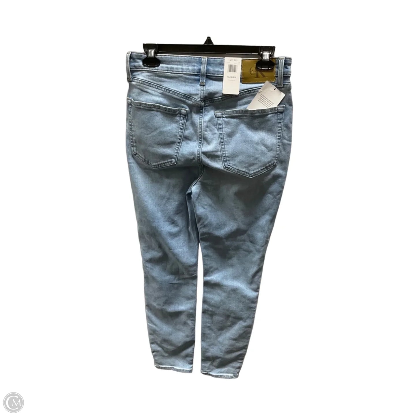 Jeans Skinny By Calvin Klein In Blue, Size: 10