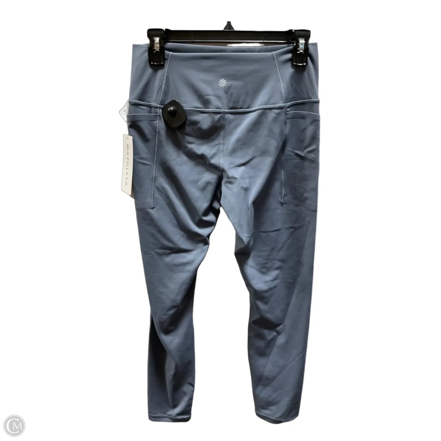 Athletic Leggings By Athleta In Grey, Size: L