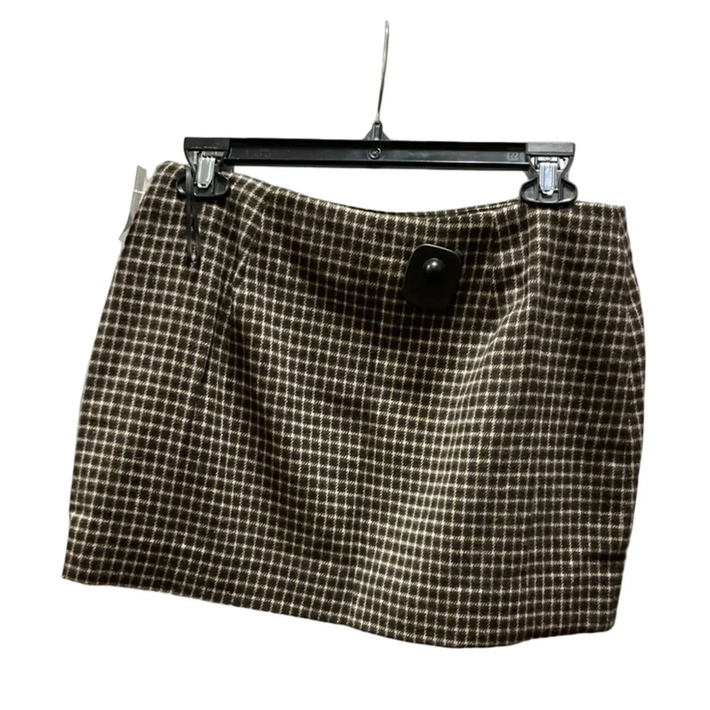 Skirt Mini & Short By Reformation In Brown & Cream, Size: 4