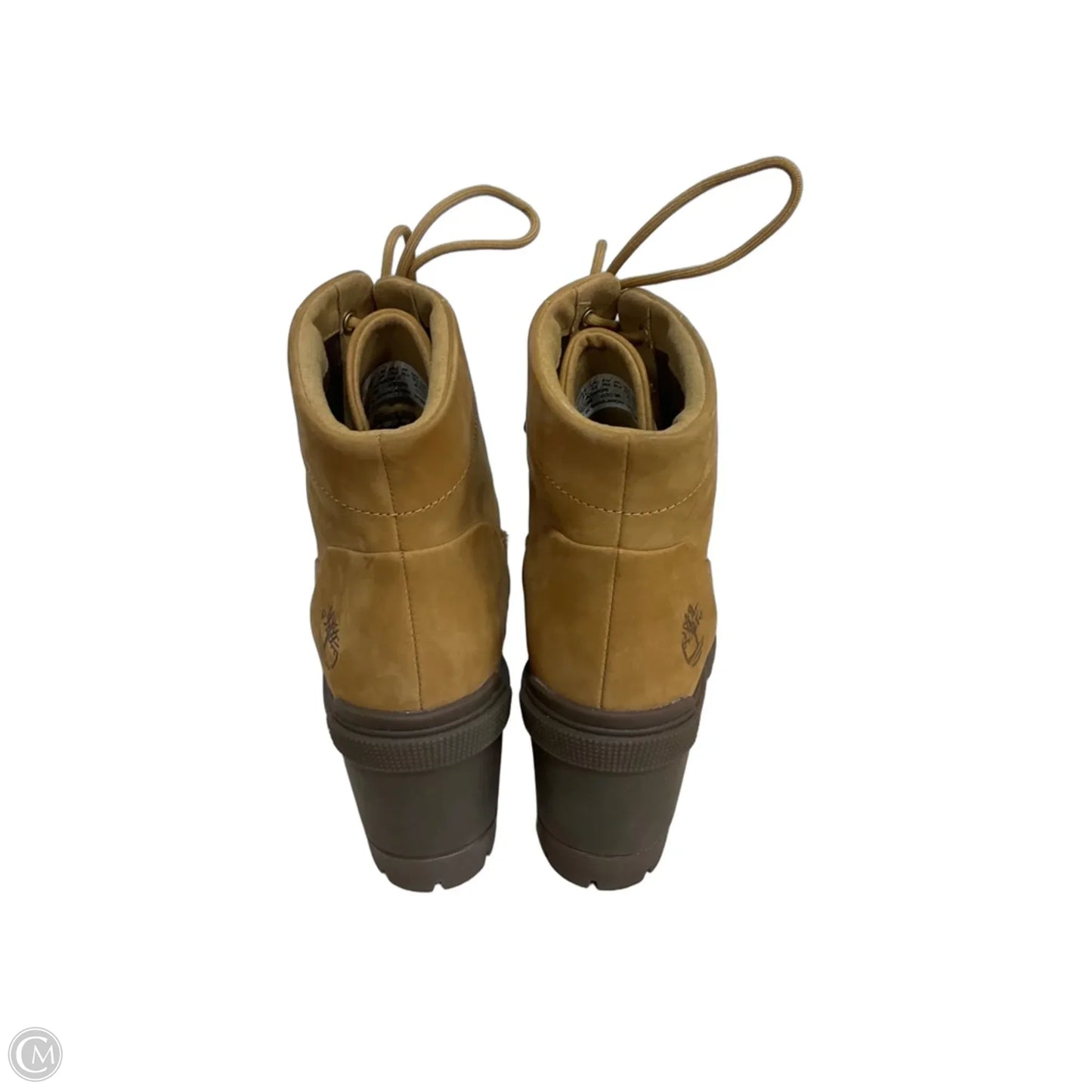 Boots Ankle Heels By Timberland In Tan, Size: 8.5
