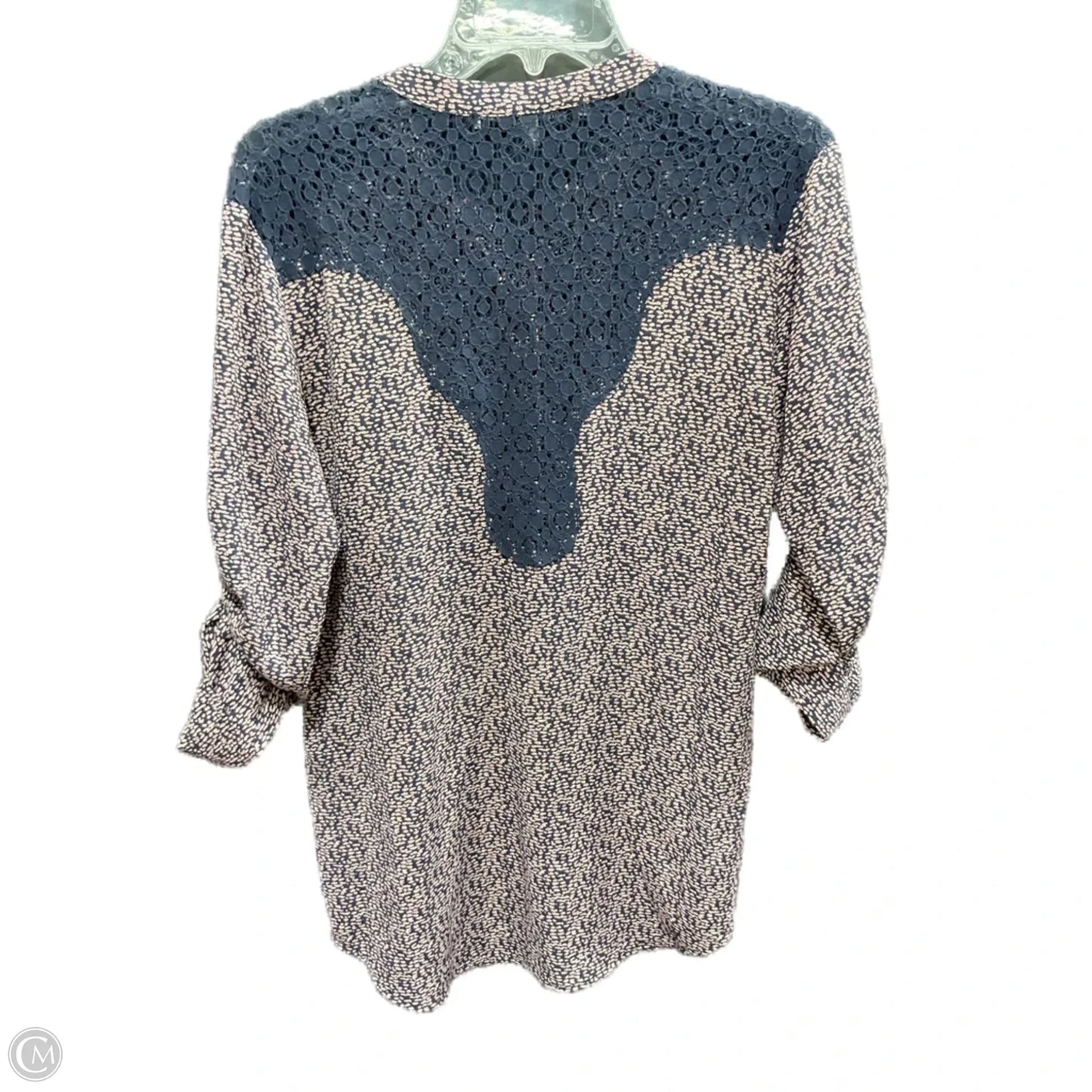 Top Long Sleeve By Collective Concepts In Blue & Red, Size: Xs