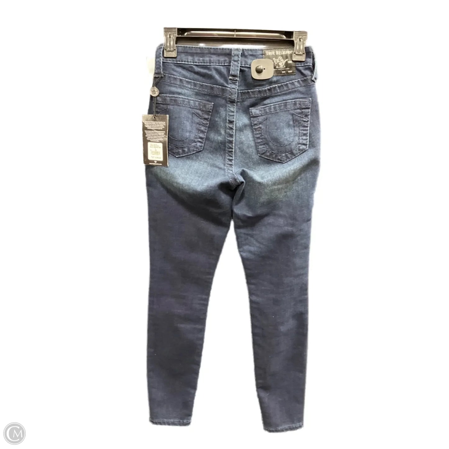 Jeans Skinny By True Religion In Blue Denim, Size: 4