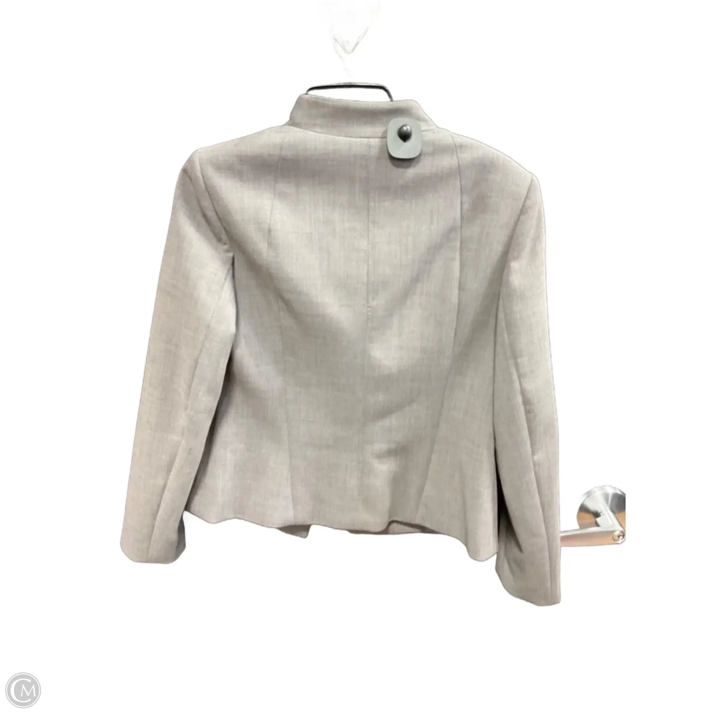 Blazer By Ann Taylor In Grey, Size: 8p