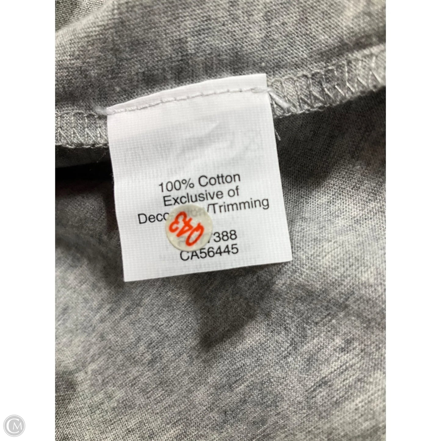 Top Short Sleeve By J. Crew In Grey, Size: Xs