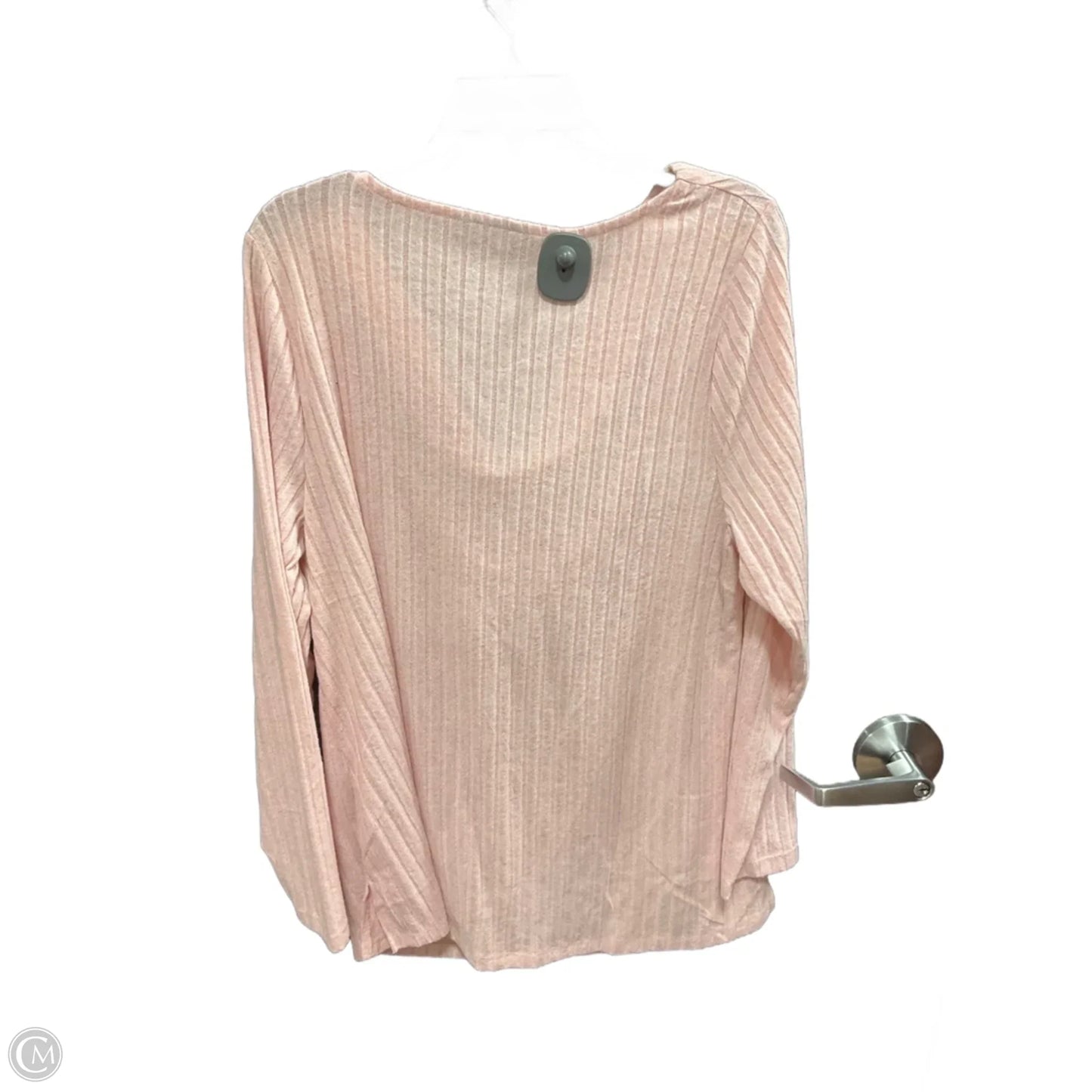 Top Long Sleeve By Lane Bryant In Pink, Size: Xl