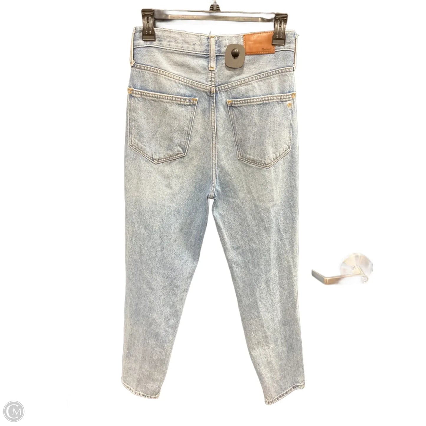 Jeans Straight By Madewell In Blue Denim, Size: 2
