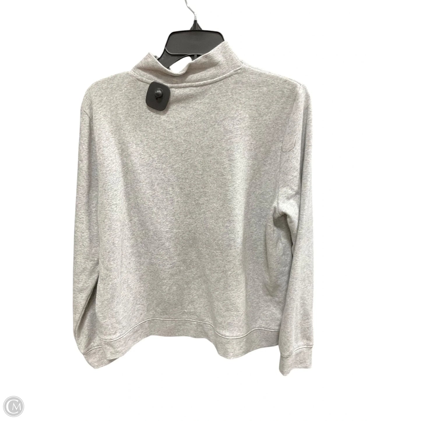 Sweatshirt Crewneck By Talbots In Grey, Size: L