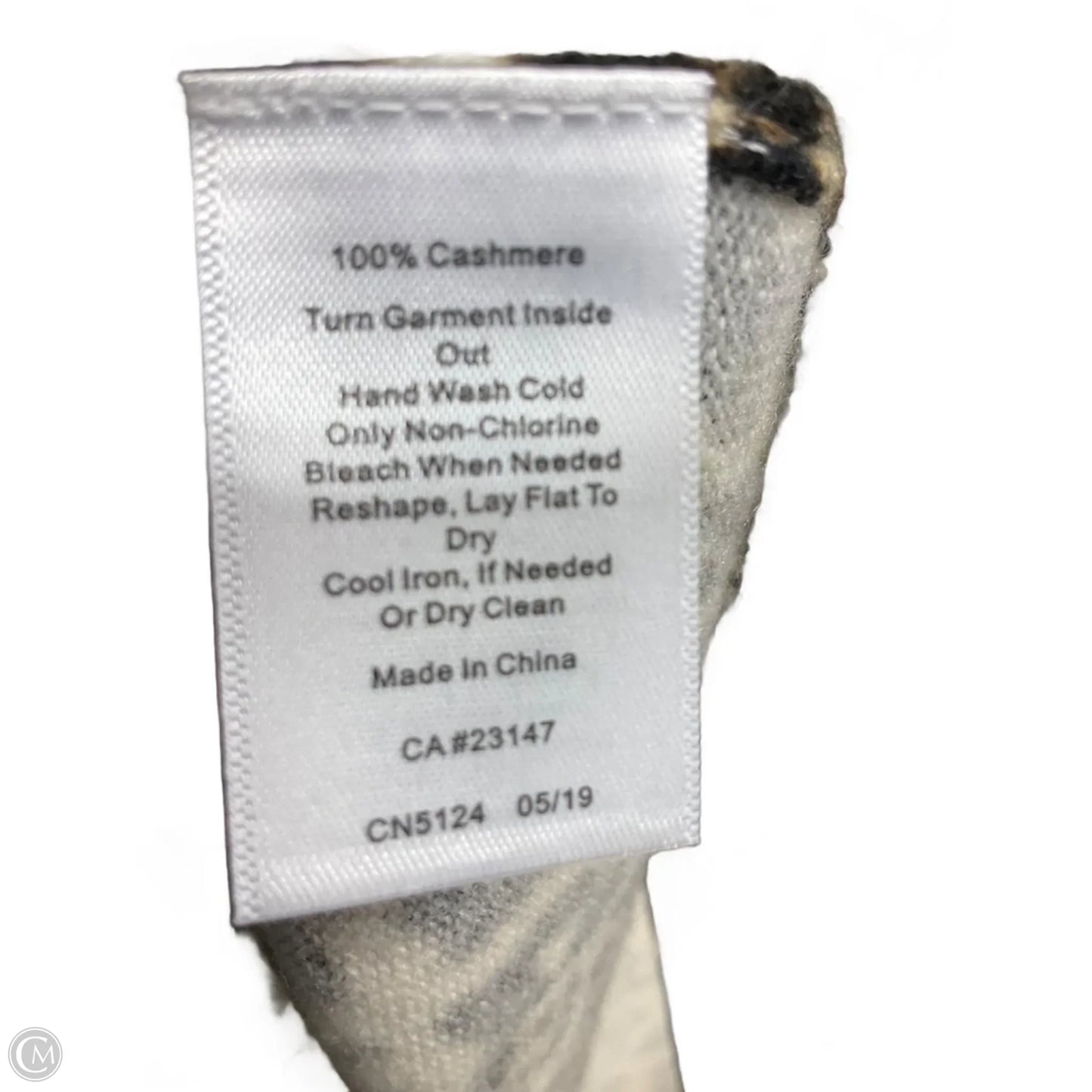 Sweater Cashmere By Talbots In Animal Print, Size: L