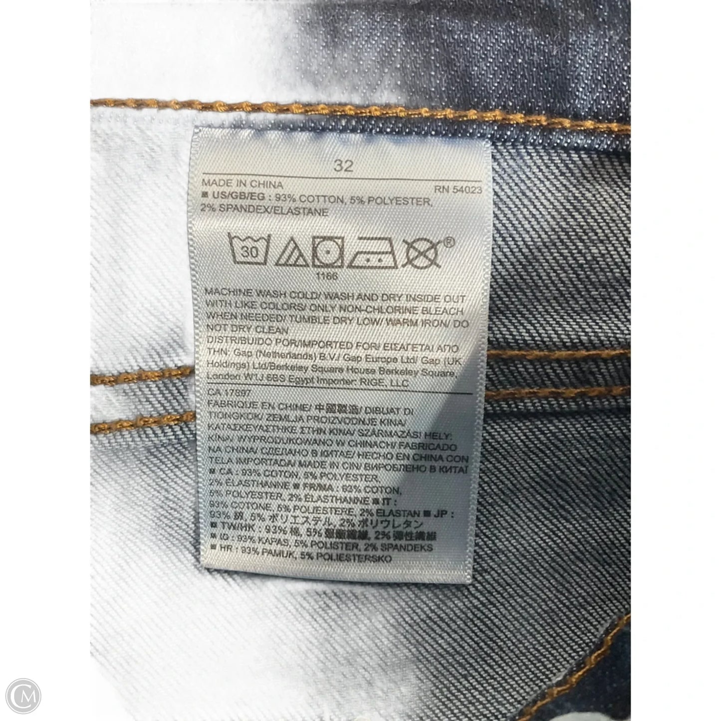 Jeans Skinny By Banana Republic In Blue Denim, Size: 10