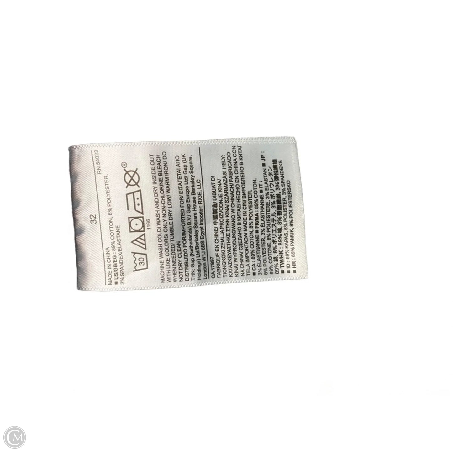 Jeans Skinny By Banana Republic In Blue Denim, Size: 10