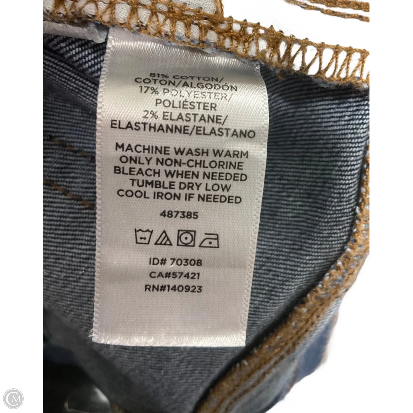 Jeans Skinny By Loft In Blue Denim, Size: 8