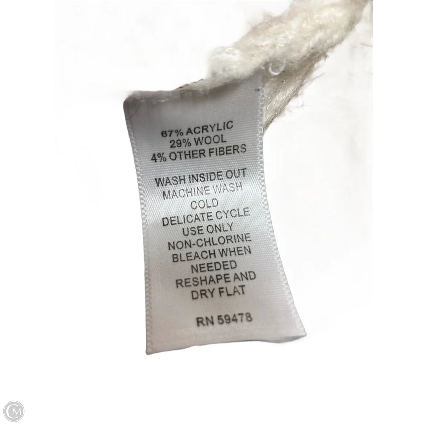 Sweater By Cynthia Rowley In Cream, Size: M