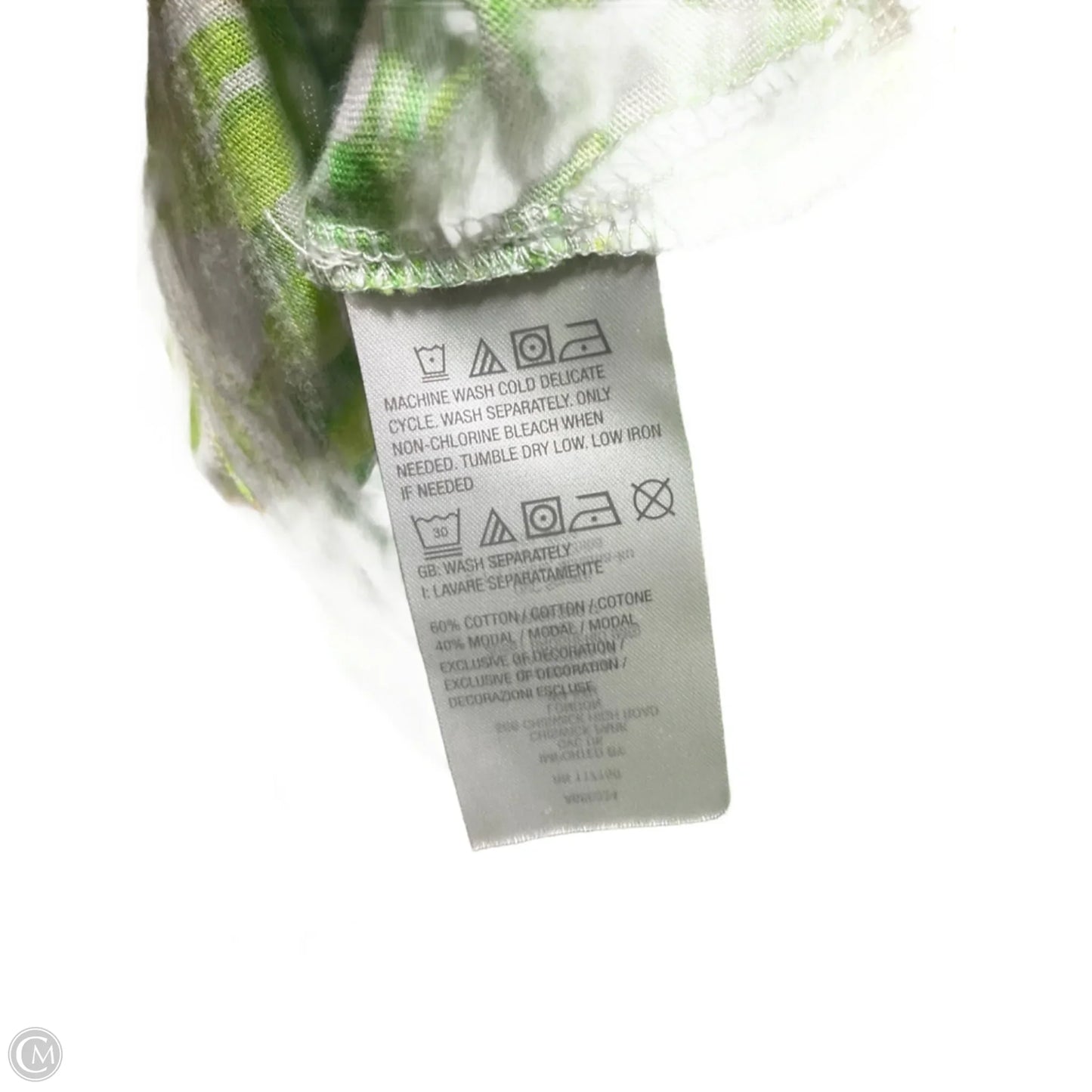 Top Long Sleeve By Belle By Kim Gravel In Green, Size: L