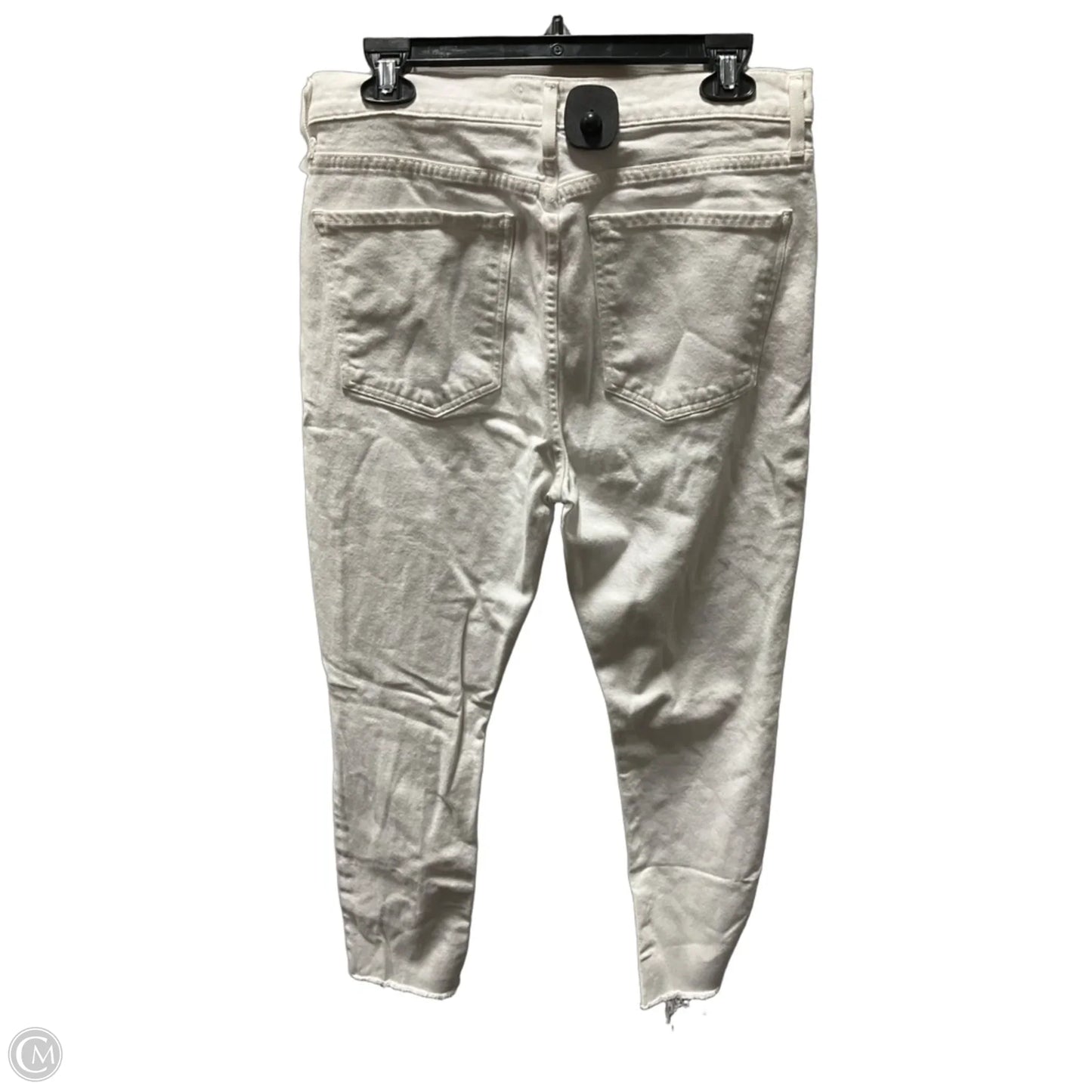 Jeans Skinny By Agolde In White, Size: 8