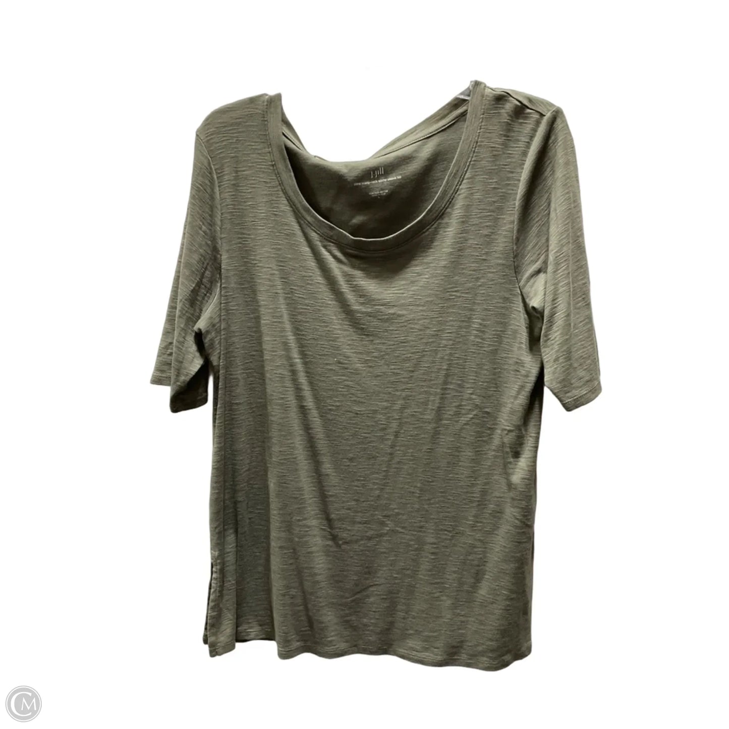 Top Short Sleeve Basic By J. Jill In Green, Size: L