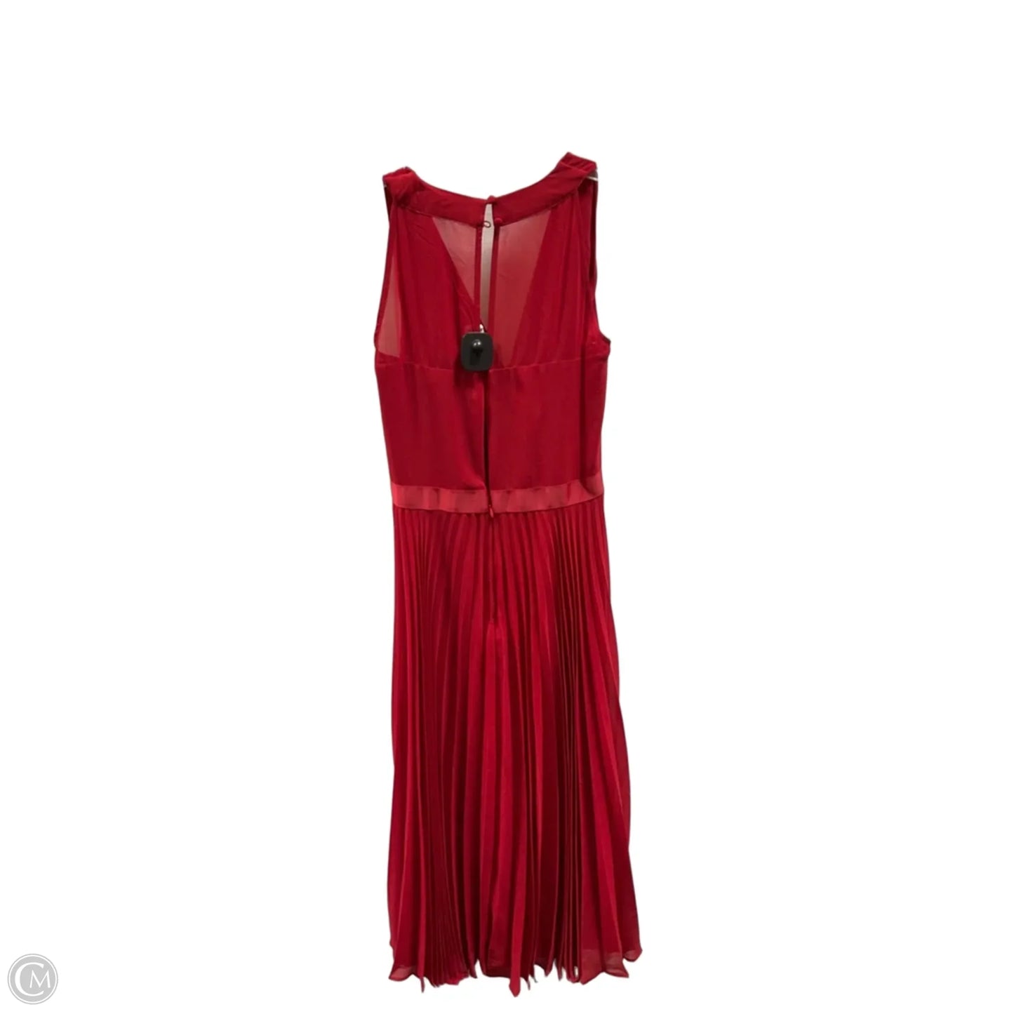 Dress Casual Midi By White House Black Market In Red, Size: Xs