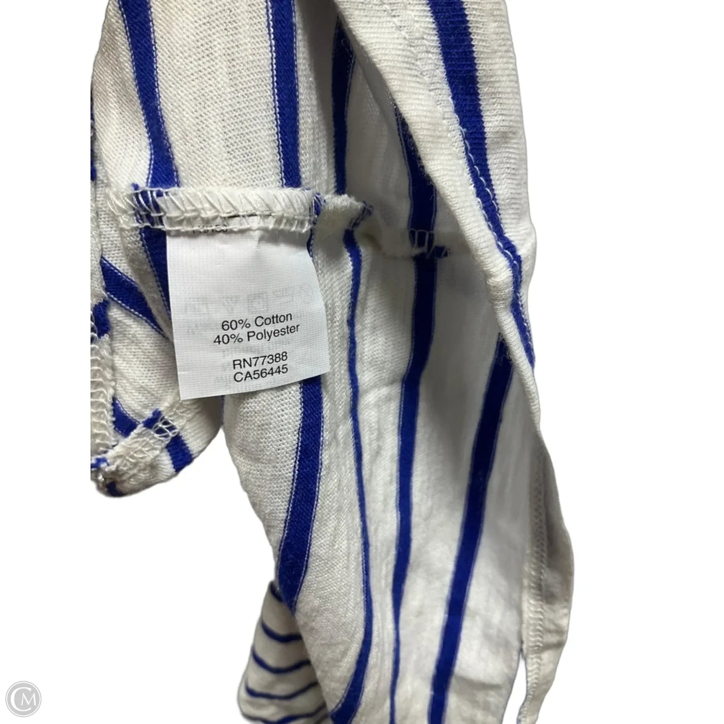 Top Short Sleeve Basic By J. Crew In Striped Pattern, Size: Xs