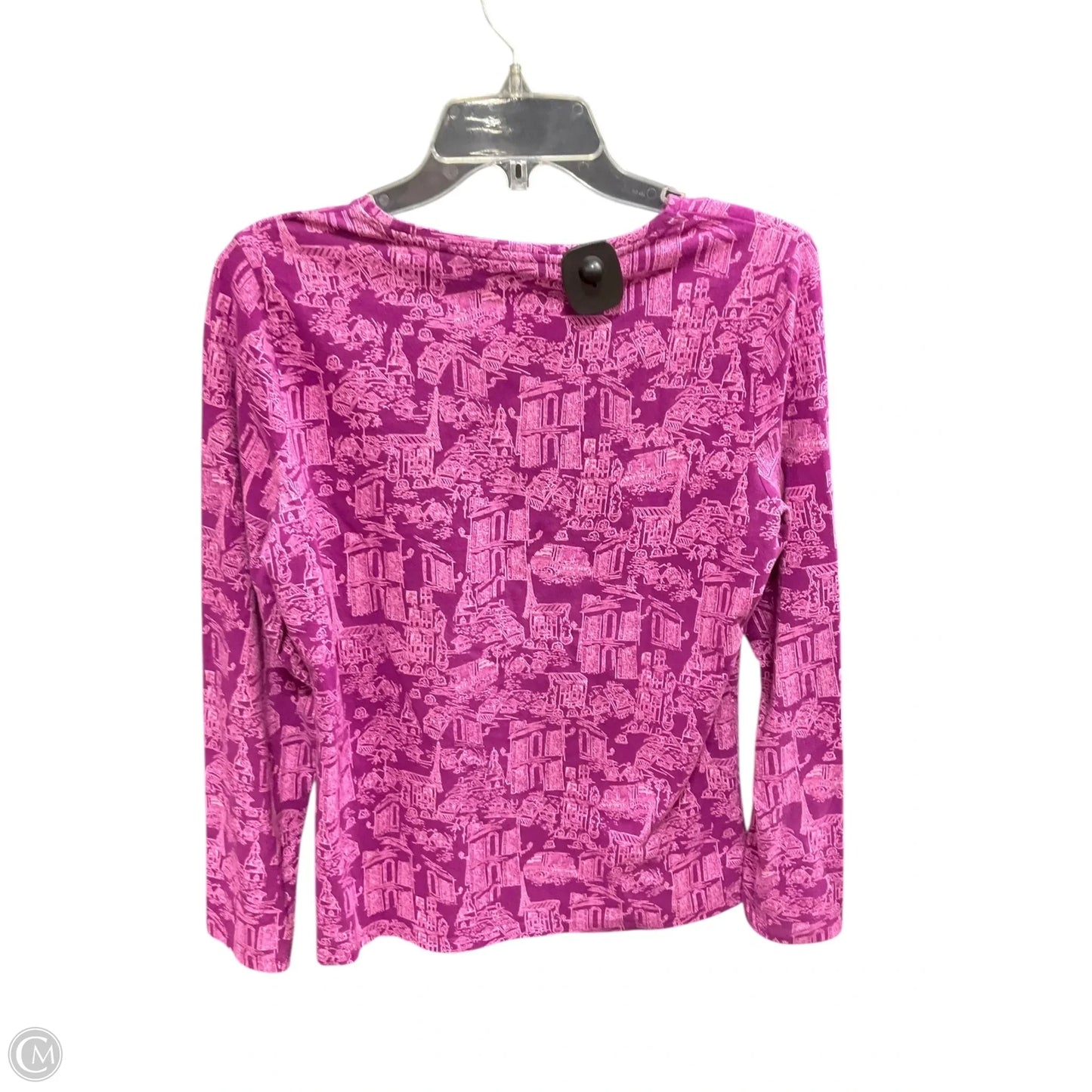 Top Long Sleeve By Talbots In Purple, Size: M