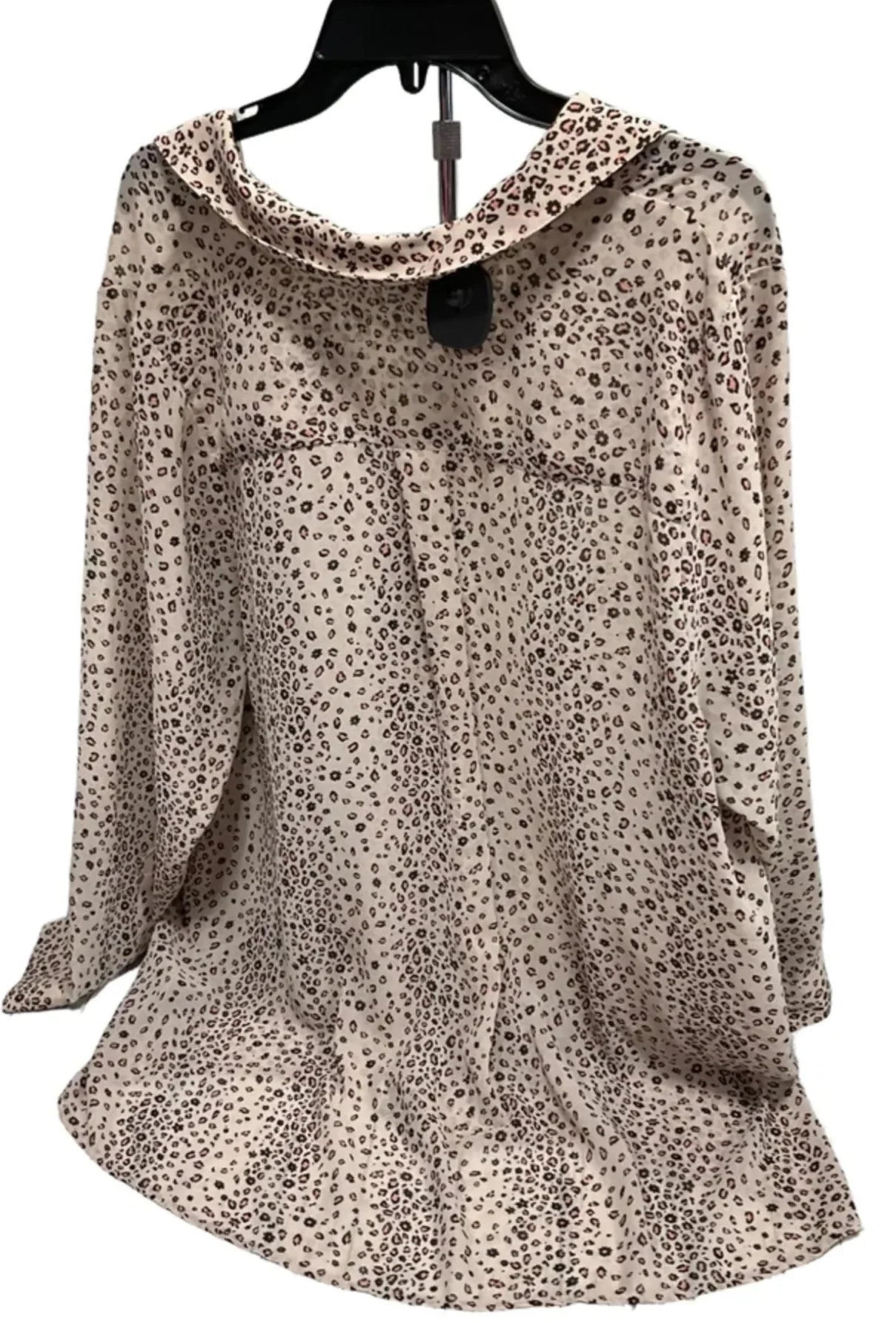 Blouse Long Sleeve By Torrid In Animal Print, Size: Xl