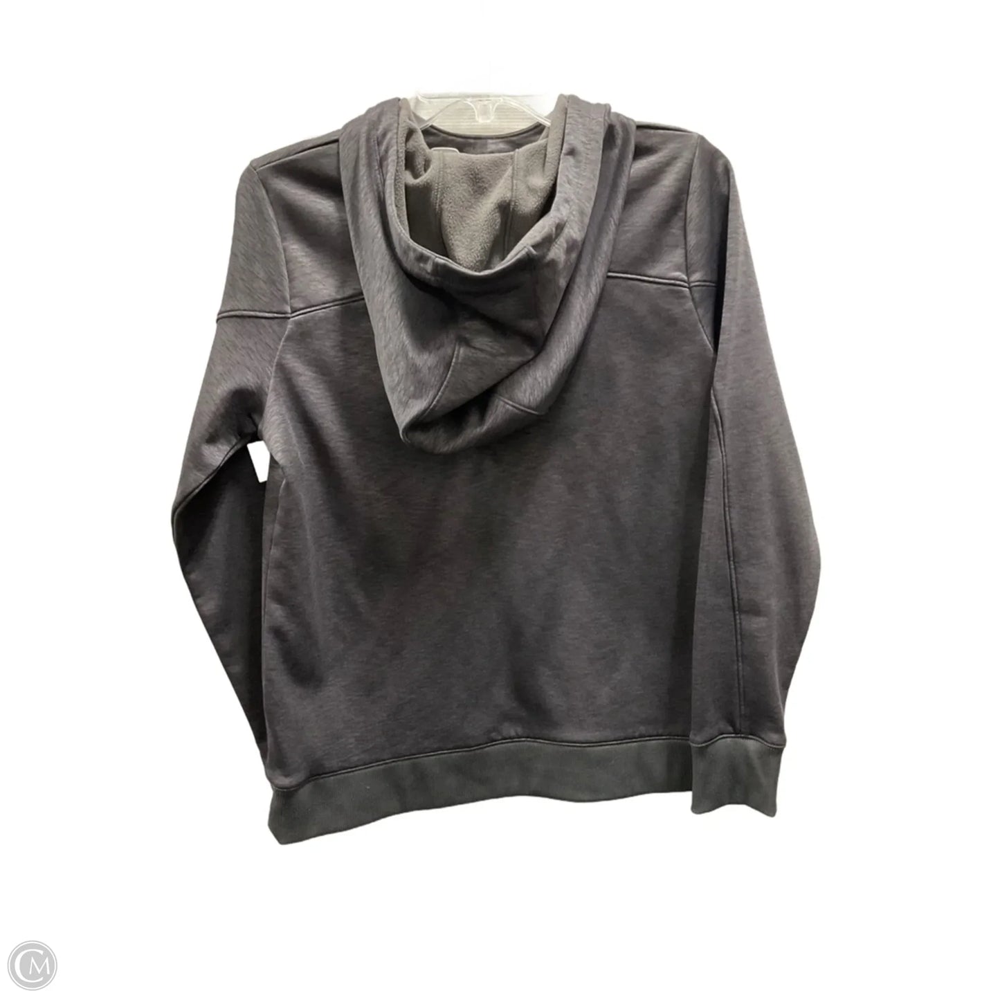 Athletic Sweatshirt Hoodie By Under Armour In Grey, Size: S